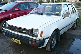 1982 Mitsubishi Colt (RA) GLX 5-door hatchback (2009-09-04) 01.jpg